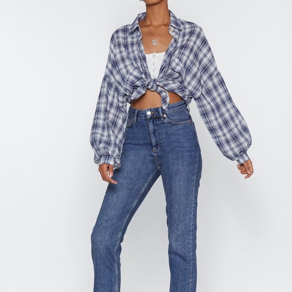 Nasty Gal Lumberjack Chic Check Shirt - Picture 2 of 7